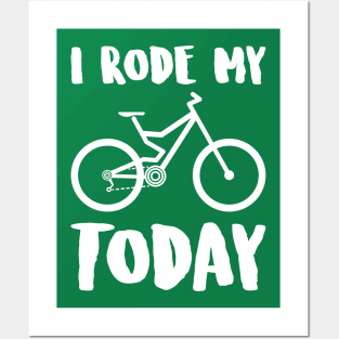 i rode my TRAIL BIKE today Posters and Art